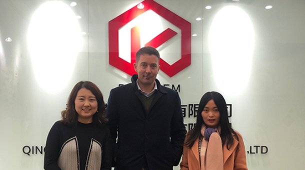 Welcome Portugal Customer to Visit  Our Company